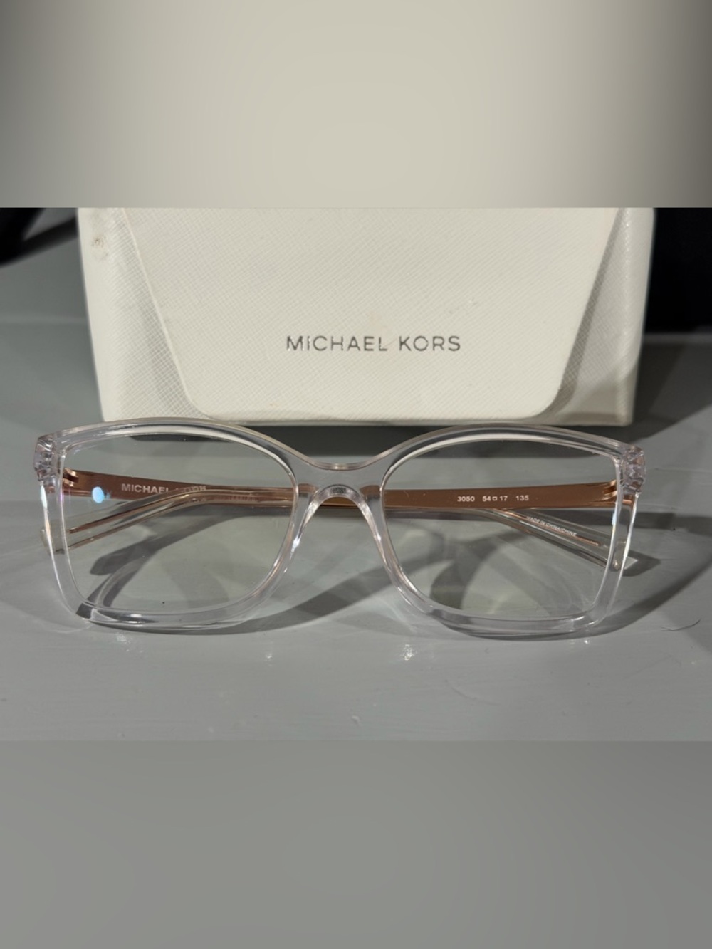 Michael Kors Clear Frame Glasses